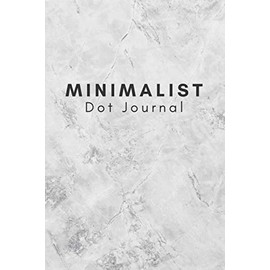 Minimalist Dot Journal: A Dotted Matrix Marble Notebook And Planner: Bullet Dot Grid Journal And Sketch Book Diary