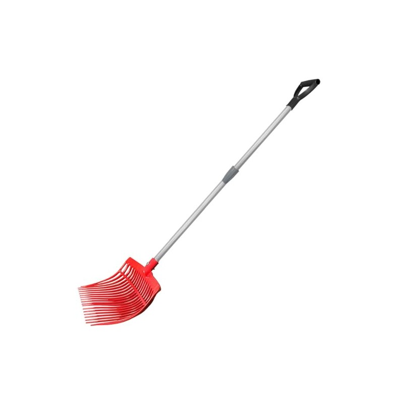 Country Pride Farm Fork by VPlast with Telescopic Handle (Red)