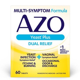 AZO Yeast Plus Dual Relief 아조 이스트 플러스 듀얼 릴리프 60정 AZO Yeast Plus Dual Relief 60 Tablets