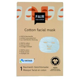 FAIR SQUARED Cotton Face Mask - Zero Waste Plastic Free - Pack of 1