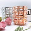 Tiardey Crystal Makeup Brush Holder Organizer Eyebrow Comb Brushes Pen