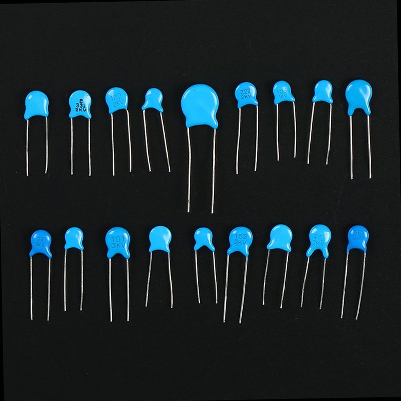 Zmart High Voltage Ceramic Capacitor Pack 180 1KV 2KV 22pf – NF 18x10 Pack