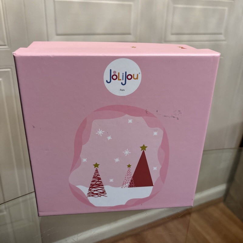 JoLiJou Paris Plush Doll Gold Shoes - In Gift Box