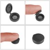150Pcs Black Screw Caps Hinged Plastic Screw Cover Caps for