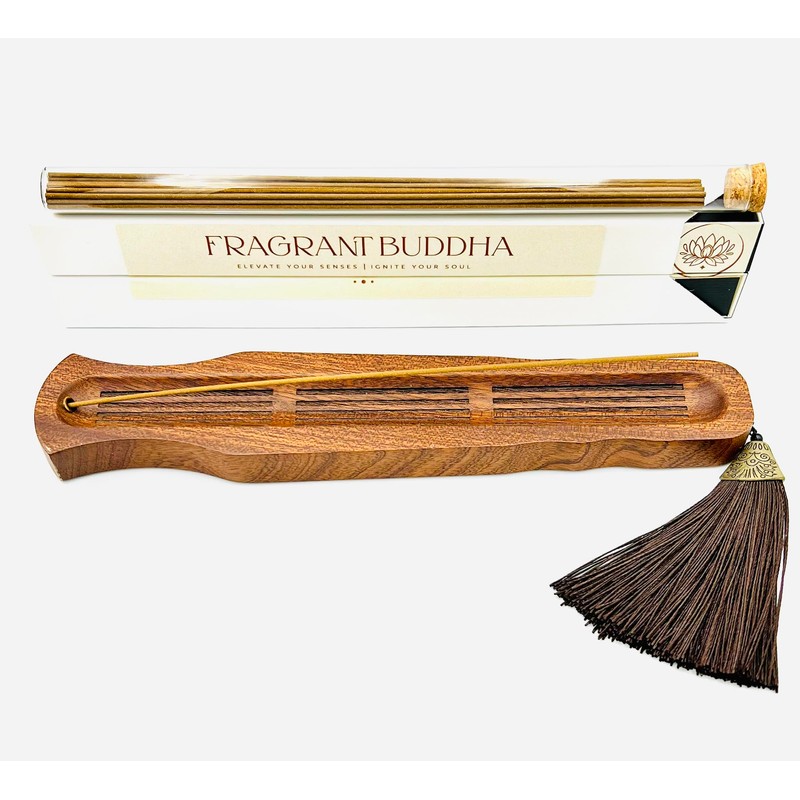 Fragrant Buddha Premium Hoi-An Agarwood Incense Sticks (Long 10g) Handmade