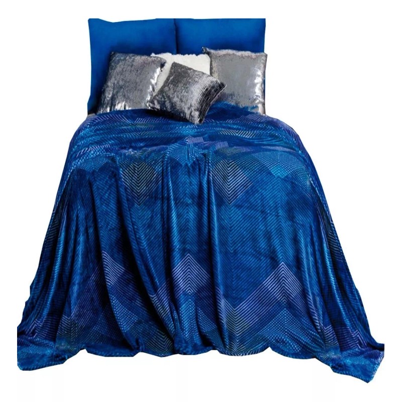 Regina Cobertor Ligero Azul King Size Regina