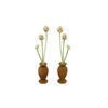[Altar Hasegawa] Everflower Set of 2 Wooden Painted 3 Wooden