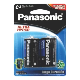 Panasonic Paquete De 2 Pilas Panasonic C Carbon Zinc 1.5 V Cpanasonic