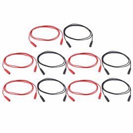 5 Sets Banana Test Lead Testing Cable Female to Female 2mm 0.44mm² 1000V 15A Set Kit