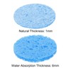 QUARKZMAN Pack of 15 Soldering Sponge 5 cm Round Blue