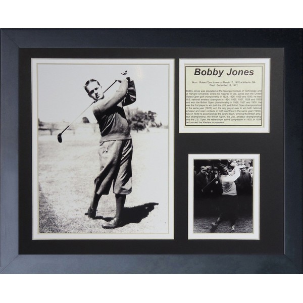 Legends Never Die "Bobby Jones" Framed Photo Collage, 11 x 14-Inch