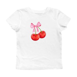 Chvity Women's Cute Tops Summer Y2k Graphic Print Baby Tees Short Sleeve Crewneck 2000s Aesthetic Basic Coquette Clothes