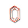 Cookie Cutz Diamond Stone Cookie Cutter 3"
