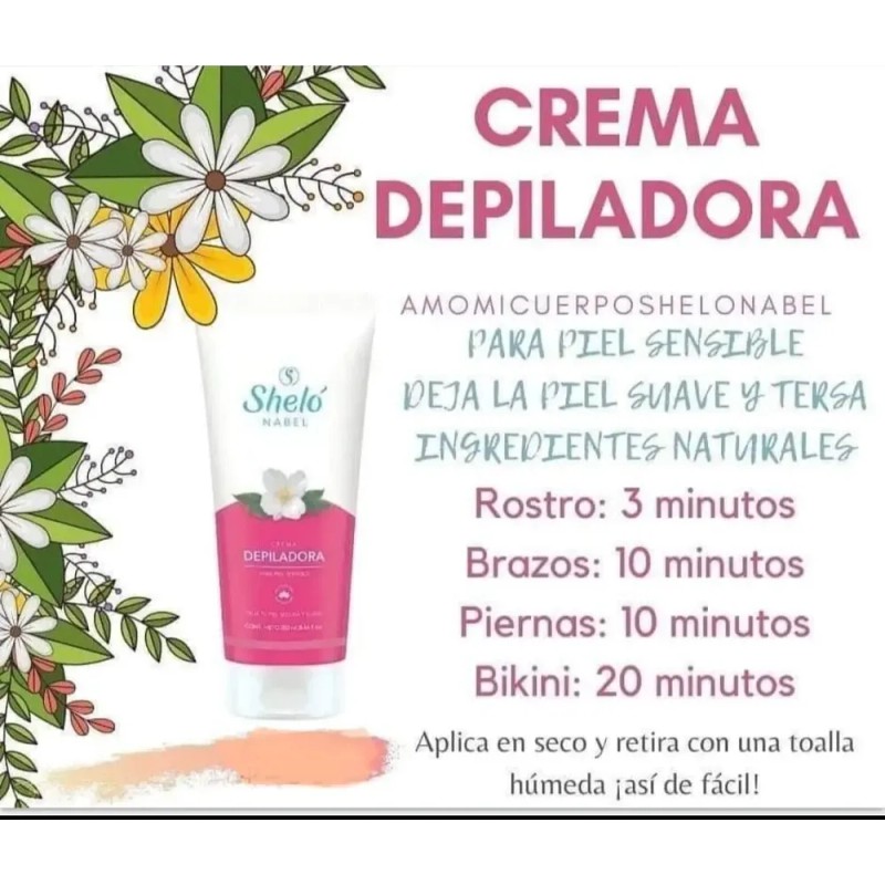 Crema Depiladora + Crema Para Piernas Vr-c Sheló Nabel
