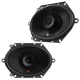 Infinity Primus 683F Primus Series 6""x 8"" 2-Way Custom-Fit Multi-Element Speakers, Pair, black (Renewed)