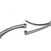 Pair of Rectangle Shaped Clip-in End Barrettes, Hair Slides with