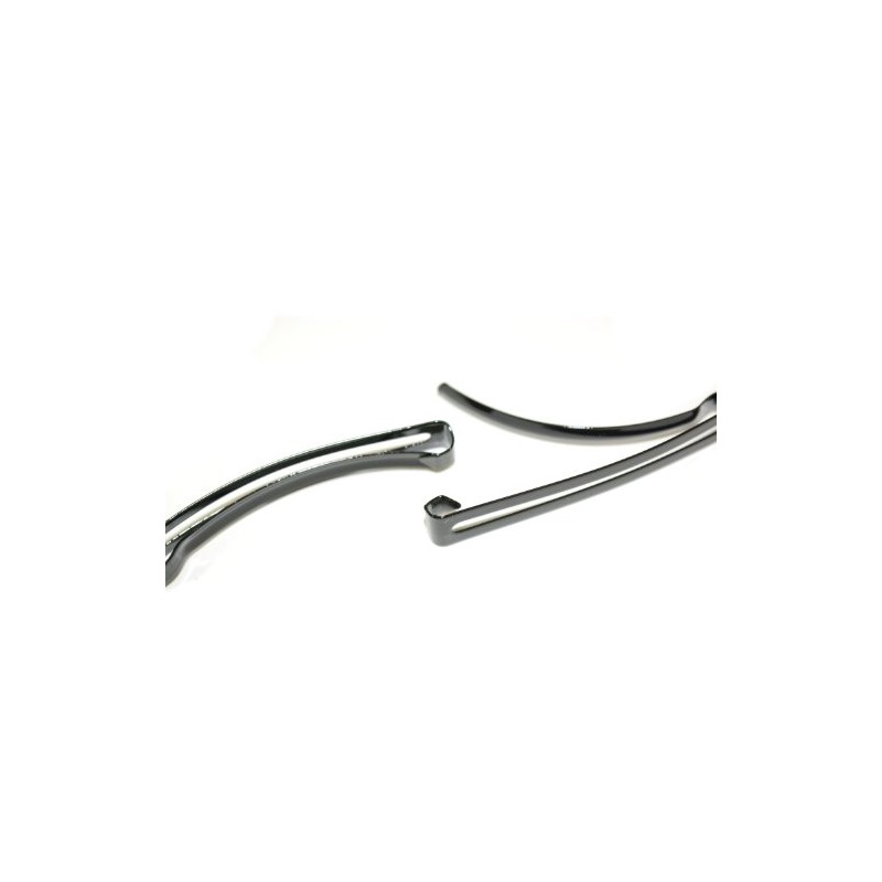 Pair of Rectangle Shaped Clip-in End Barrettes, Hair Slides with