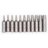 Genius Tools SB-711TP 11 Piece Star Screwdriver Bit Set