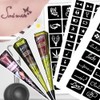 Temporary Tattoo Henna Dye Kit (3 Colors, 108 Designs) Toto Henna Single Item