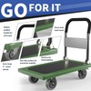 TIDY PALM Upgraded Foldable Push Cart Dolly | 680 lbs.