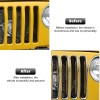Savadi-Car 7x Front Grill Grille Insert Mesh Trim Kit for