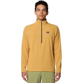Mountain Hardwear Men's Summit Grid Half Zip, Sundown Gold, Large