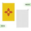 ZKPeFeH New Mexico State Flag Golf Towel with Carabiner Clip