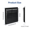 AIWFL 20 Inch Aluminum Automatic Gravity Shutter Louver Vent, 2