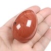 Justinstones Synthetic Cherry Quartz Natural Gemstone Quartz 50mm Egg Shaped