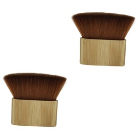 2pcs Hair Salon Brush Hair Cutting Kit Broken Hair Cleaning Brush Broken Hair Removal Tool Neck Duster Brush