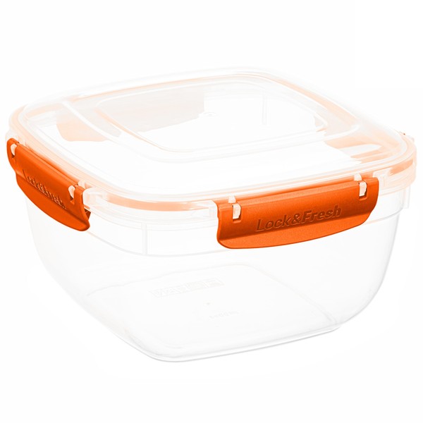 Superio Plastic Food Storage Container with Airtight Lid for Kitchen,-
