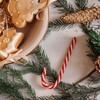 Candy Canes Set of 10 12.5 cm Red/White with String