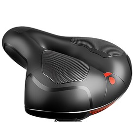 dellyy Bicycle Saddle Women's Comfortable Soft Men's Trekking Bicycle Saddle Comfortable for E-Bike MTB Road Bike City Bike