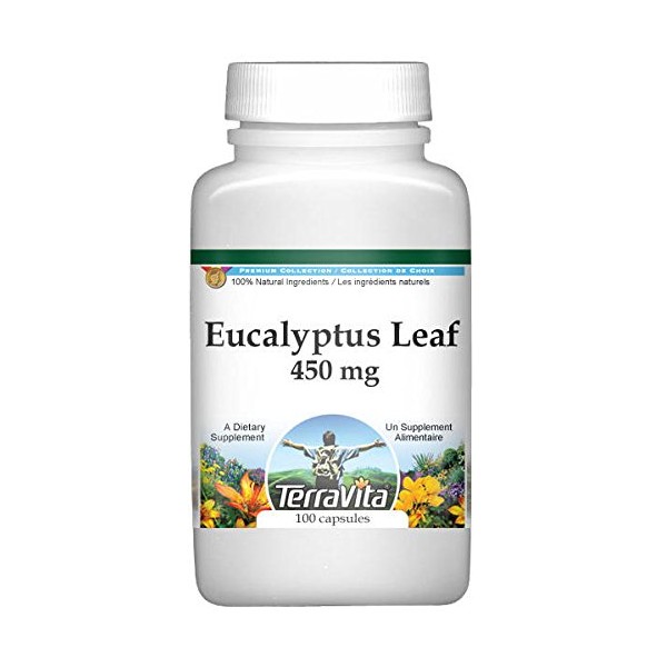 TerraVita Eucalyptus Leaf - 450 mg (100 Capsules, ZIN: 511291) - 2 Pack