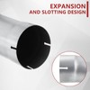 LCGP 4" Custom Mandrel Straight Exhaust Pipe, 8" Long, 4"
