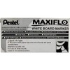Pentel Maxiflo MWL6 Whiteboard Marker - Black - Wide Tip