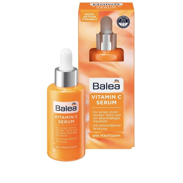 Balea Serum Vitamin C Face Skin Care Anti-wrinkle 30 ml from Germany