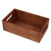 Ciieeo Wood Crate Storage Box Office Organizer Box Multi-functional Storage