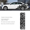 Triangle Car Decoration Stickers Universal 200x60cm DIY Car Body Sticker