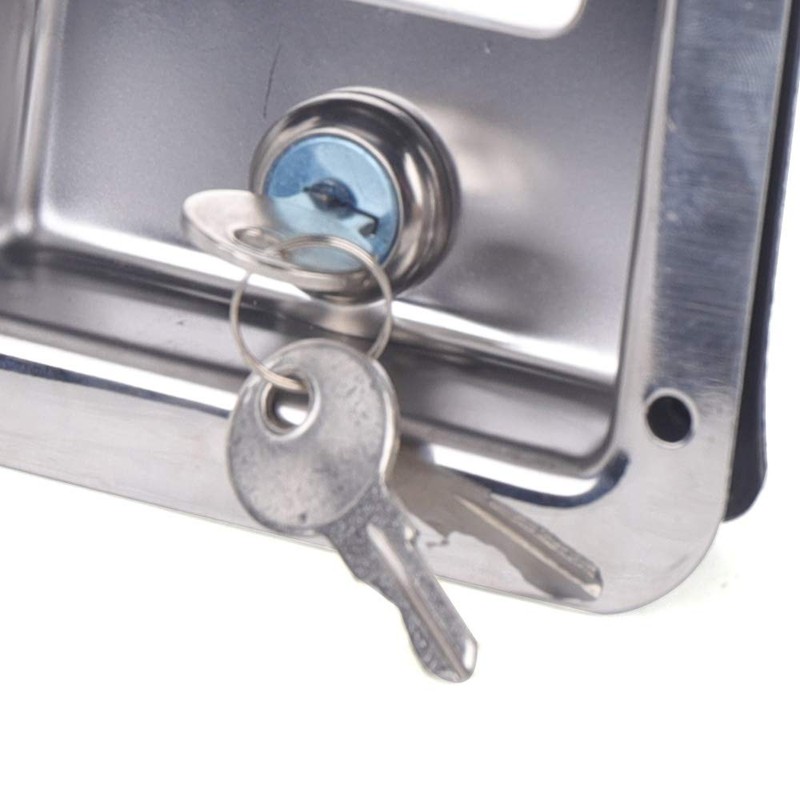 DOONARCES 4Pcs Trailer Paddle Toolbox Lock Stainless Steel Truck Tool