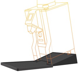 Incline Stand with Tray Compatible with Eureka Mignon Grinder Durable Tilted Angled Base and Drip Tray Espresso Grinder Accessories Parts