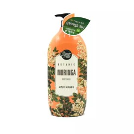 Shower Mate 샤워메이트 보타닉 모링가 바디워시 1200g/바디/워시/샤워/비누/휴대용/순한/온가족/촉촉한/내추럴/거품 Shower Mate Botanic Moringa Body Wash 1200g