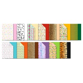 Ursus 7750099 Craft Pack, Animal Friends, 26 Sheets, 23 x 33 cm, Coloured Drawing Paper, Photo Card and Motif Photo Card in Various Thicknesses, Colours and Designs