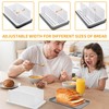 Adjustable Bread Slicer, Folding and Adjustable Manual Handhold Homemade Slicer,