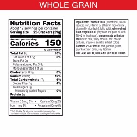 Cheez-It 〽️ New Exclusive Cheez-It Snack 8g Whole Grain Cheese Baked Crackers Box 9.75oz