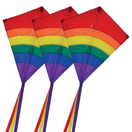 In the Breeze 3300-3 27" Diamond Kite, Rainbow Arch (3-Pack)