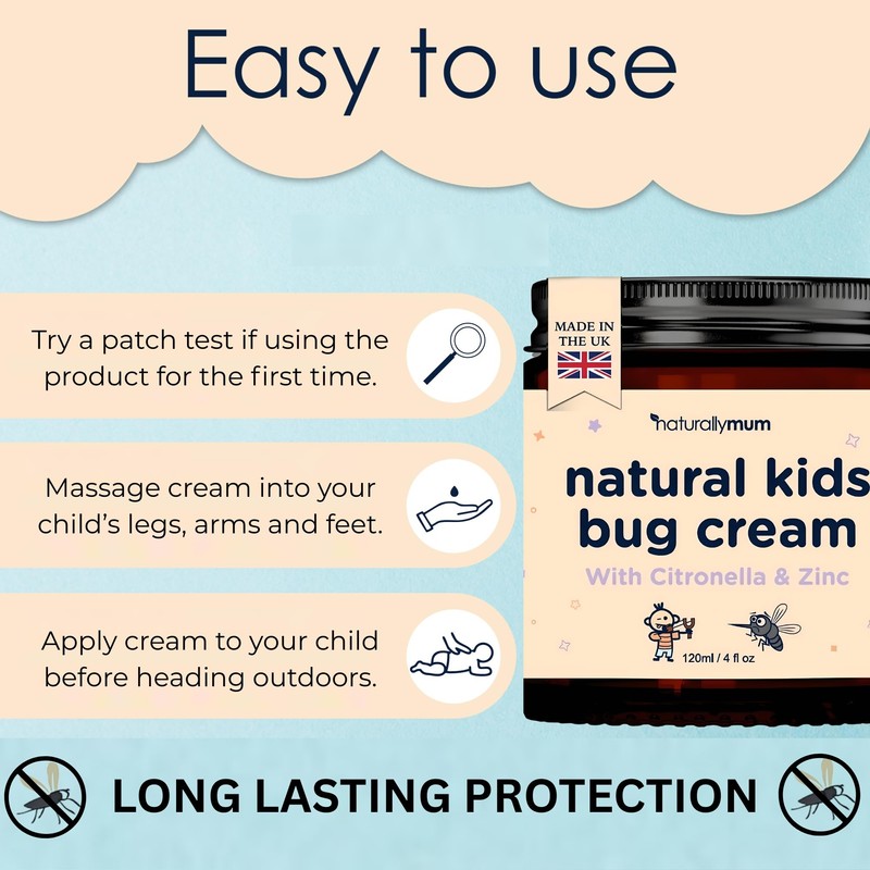 NATURALLY MUM – Bug Cream for Kids & Babies [NATURAL