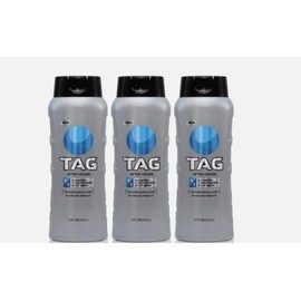 TAG 3-in-1 Shampoo, Conditioner & Body Wash, Fearless Scent, 18 oz (Pack of 3)