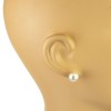Tisoro LaTisoro 925 Solid Sterling Silver Freshwater Pearl Ball Stud