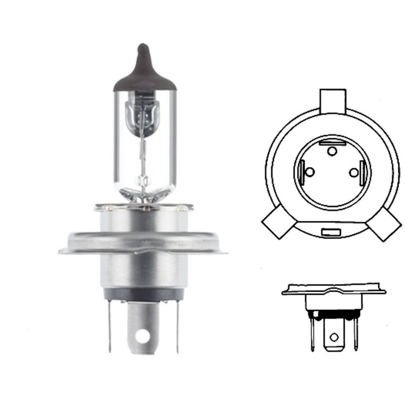 HELLA 8GJ 002 525-301 Bulb - H4 - Heavy Duty